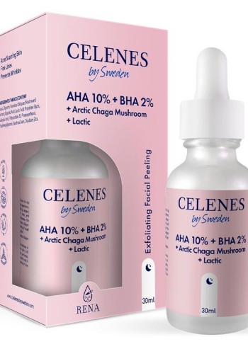 Celenes Facial peeling AHA 8% + BHA 2% + lactic + arctc ch (30 Milliliter)