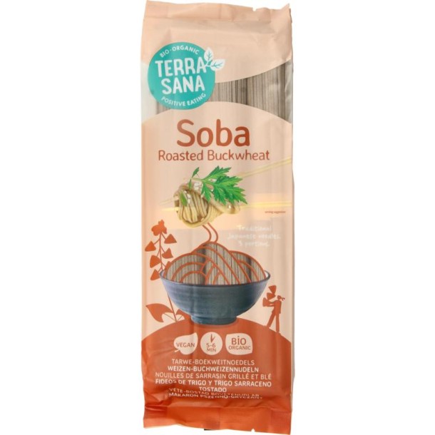 Terrasana Soba boekweit geroosterd bio (250 Gram)