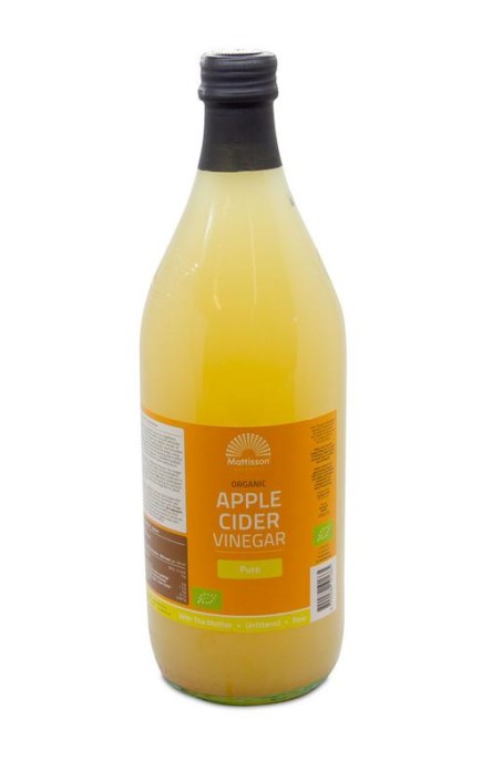 Mattisson Apple cider vinegar pure - appelazijn bio (1 Liter)