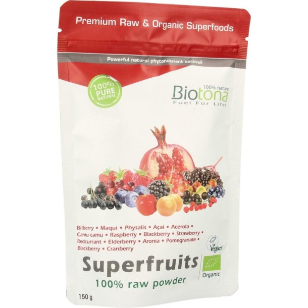 Biotona Superfruits raw powder bio (150 Gram)