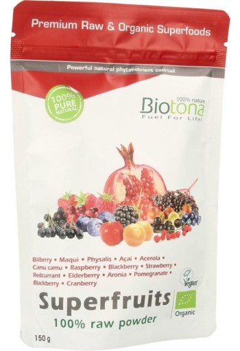 Biotona Superfruits raw powder bio (150 Gram)