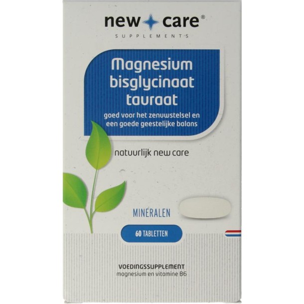 New Care Magnesium bisglycinaat tauraat (60 Tabletten)