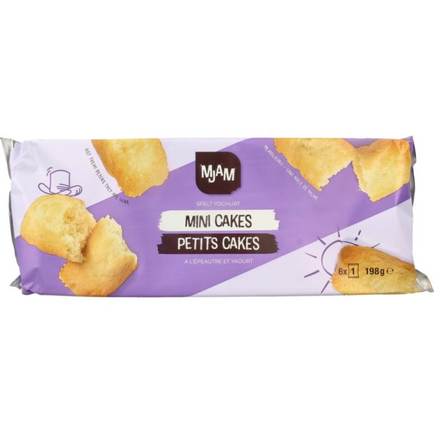 Mjam Mini cakes naturel bio (198 Gram)