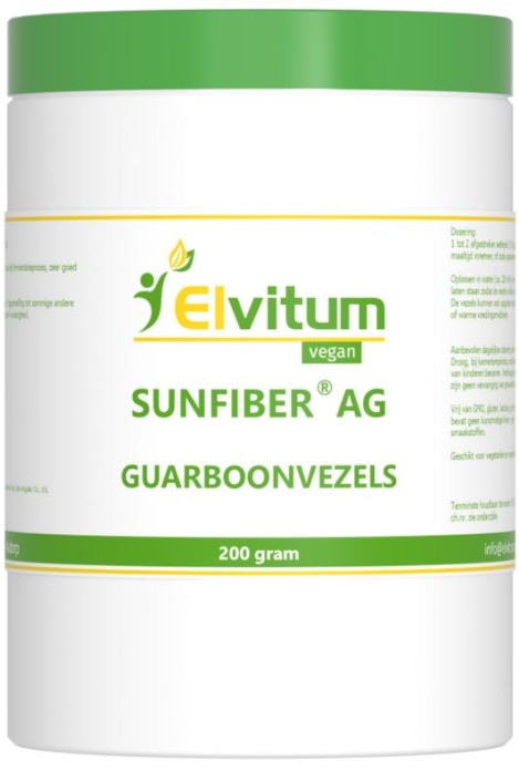 Elvitum Sunfiber AG guarboonvezels (200 Gram)