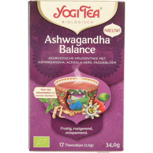 Yogi Tea Ashwagandha balance bio (17 Zakjes)