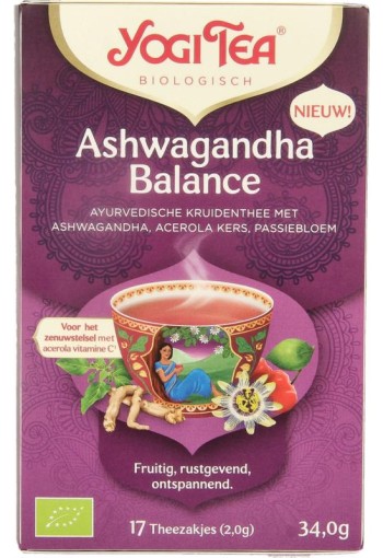 Yogi Tea Ashwagandha balance bio (17 Zakjes)