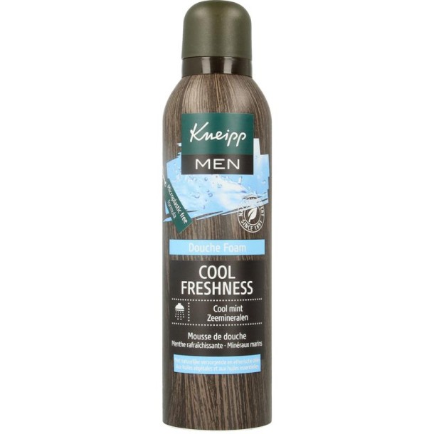 Kneipp Men douche foam cool freshness cool mint zeeminera 200 Milliliter