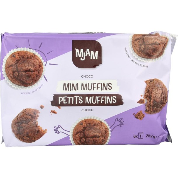 Mjam Chocolade muffins bio (252 Gram)