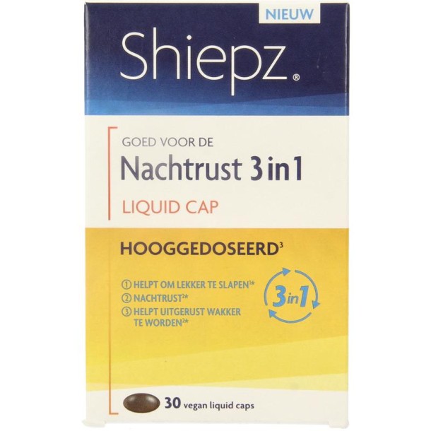 Shiepz Nachtrust 3-in-1 sterk 30 Tabletten