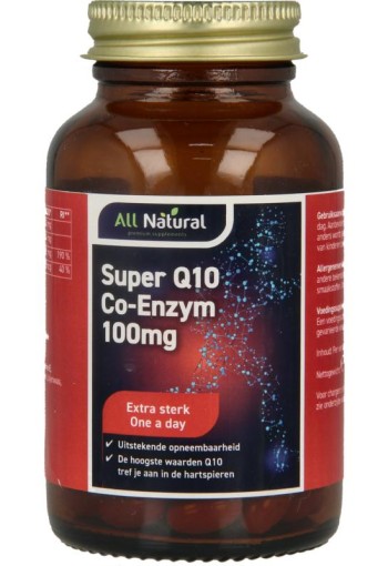 All Natural Super Q10 100mg (60 Capsules)