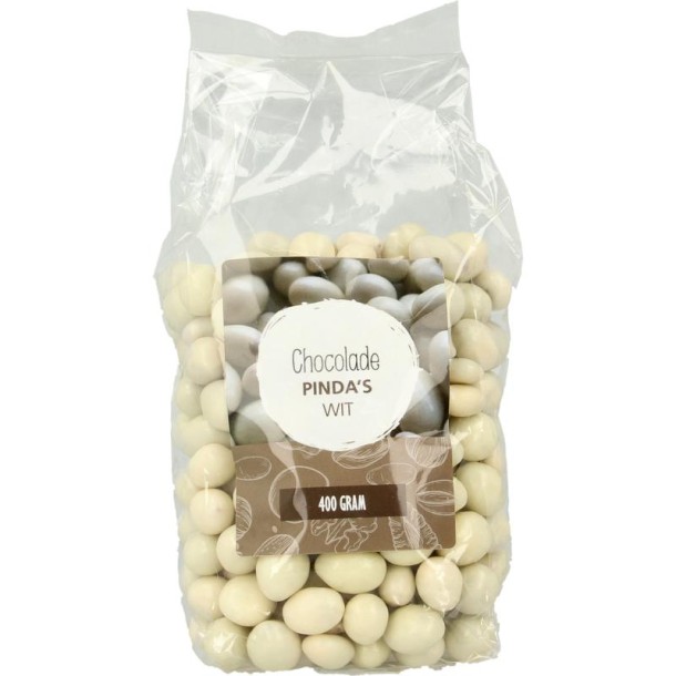 Mijnnatuurwinkel Chocolade pinda wit (400 Gram)