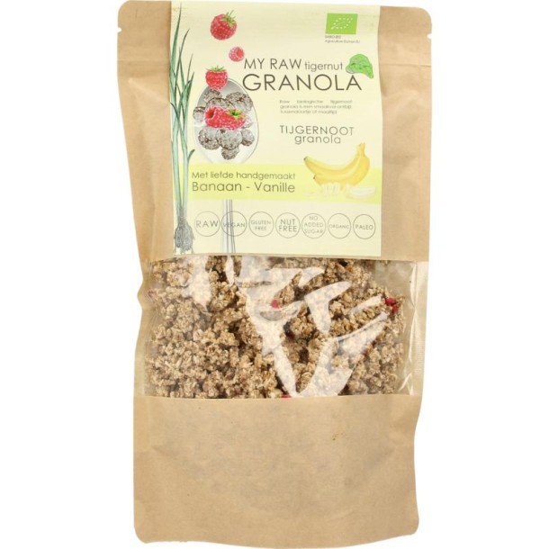 Vitiv Tijgernoot granola banaan vanille bio (230 Gram)