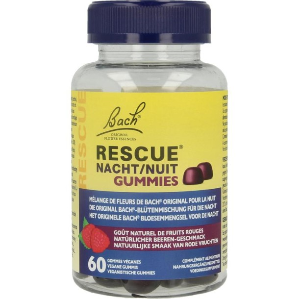 Bach Rescue Rescue gummies nacht (60 Gummies)