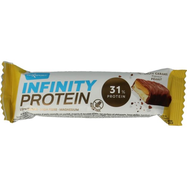 Maxsport Protein infinity reep salty caramel-peanut (55 Gram)