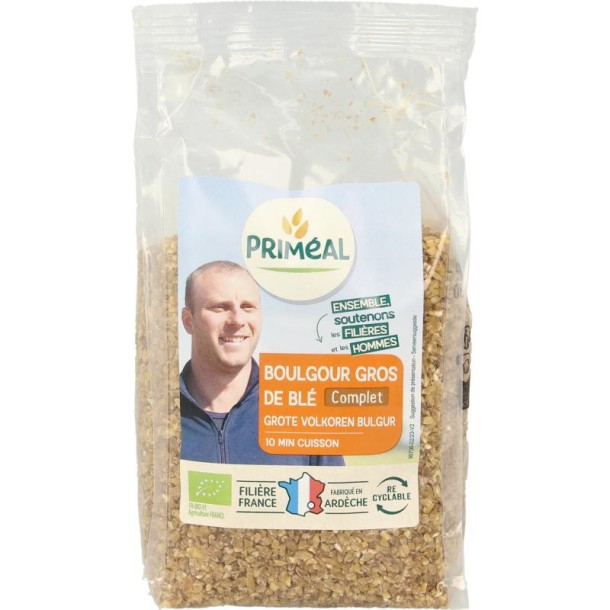 Primeal Tarwe bulgur Frankrijk bio (400 Gram)