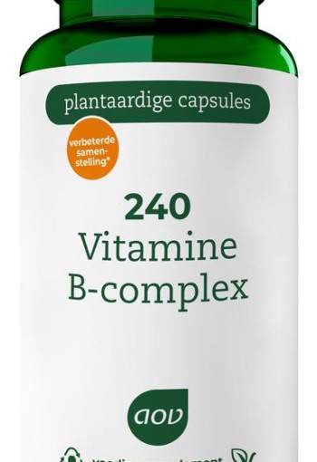 AOV 240 Vitamine B complex (60 Vegetarische capsules)