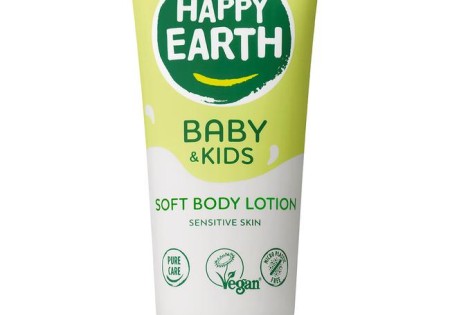 Happy Earth Bodylotion voor baby & kids 200 Milliliter