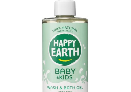 Happy Earth Was & badgel zeepvrij baby & kids 300 Milliliter