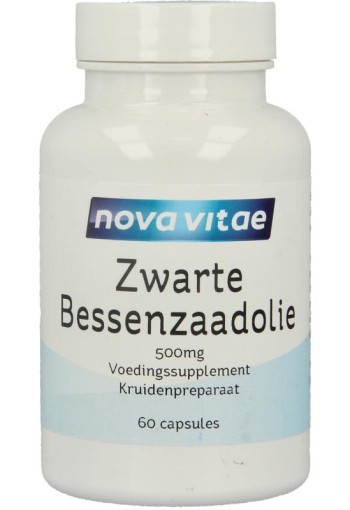 Nova Vitae Zwarte bessenzaad olie (60 Capsules)