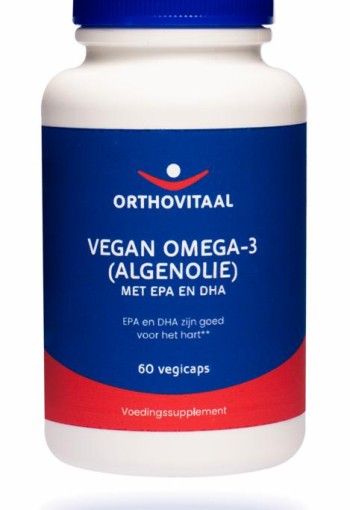 Orthovitaal Vegan omega 3 algenolie (60 Capsules)