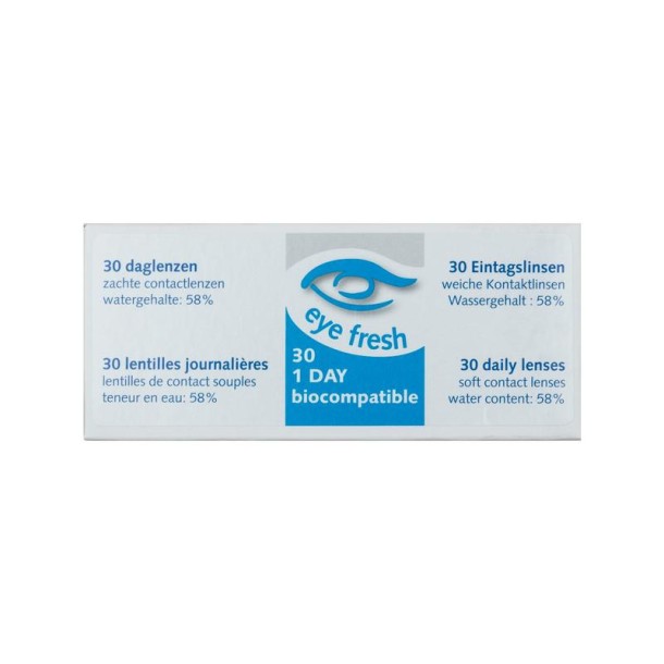 Eyefresh Daglenzen -0.50 (30 Stuks)