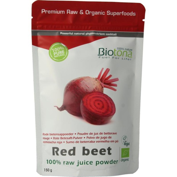 Biotona Red beet raw powder bio (150 Gram)