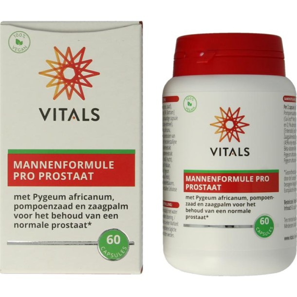 Vitals Mannenformule pro prostaat (60 Capsules)