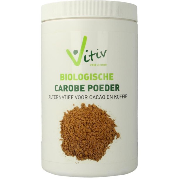 Vitiv Carobe poeder bio (500 Gram)