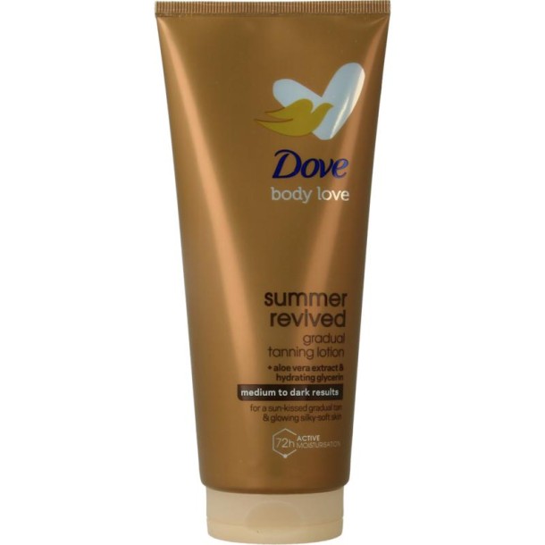 Dove Bodylotion summer dark (200 Milliliter)