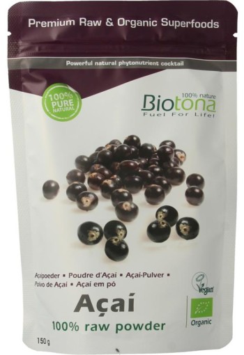 Biotona Acai raw powder bio (150 Gram)