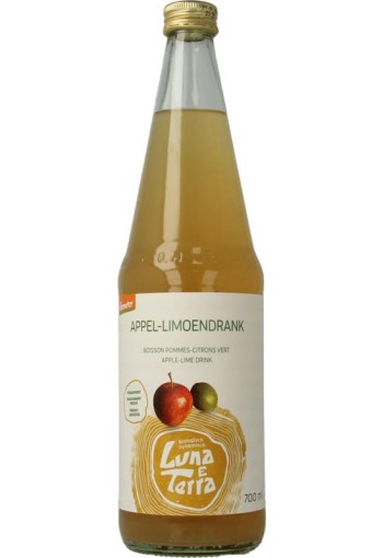 Luna E Terra Appel-limoendrank bio (700 Milliliter)