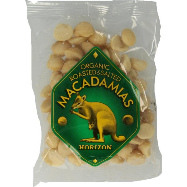 Horizon Macadamianoten gezout bio (100 Gram)