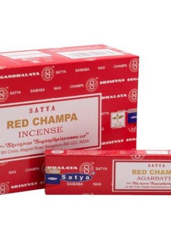 Nag Champa Wierook satya red champa (15 Gram)