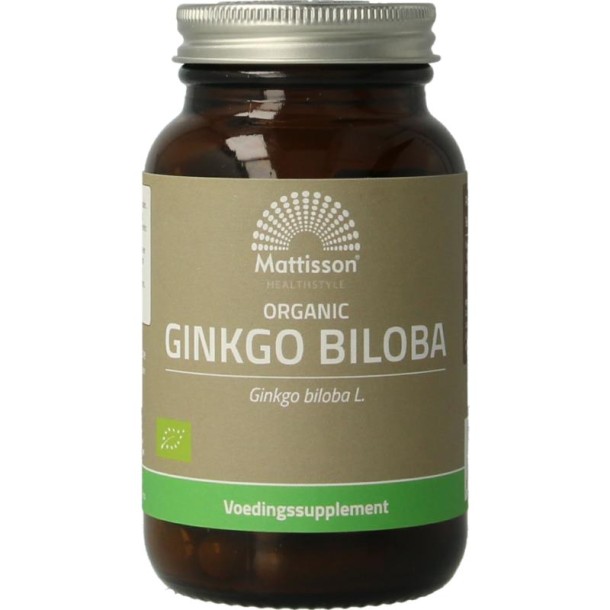 Mattisson Ginkgo biloba bio (60 Vegetarische capsules)