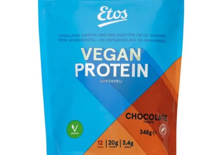 Etos Vegan Protein Chocoladesmaak 324 gram