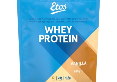 Etos Whey Protein Eiwitpoeder Vanille 510 GR 510 GR,