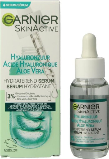 Garnier SkinActive serum hyaluronzuur aloe vera (30 Milliliter)