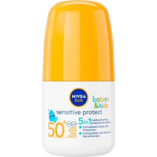 NIVEA SUN Kids Protect & Sensitive Roll-on SPF 50+ 50 ML