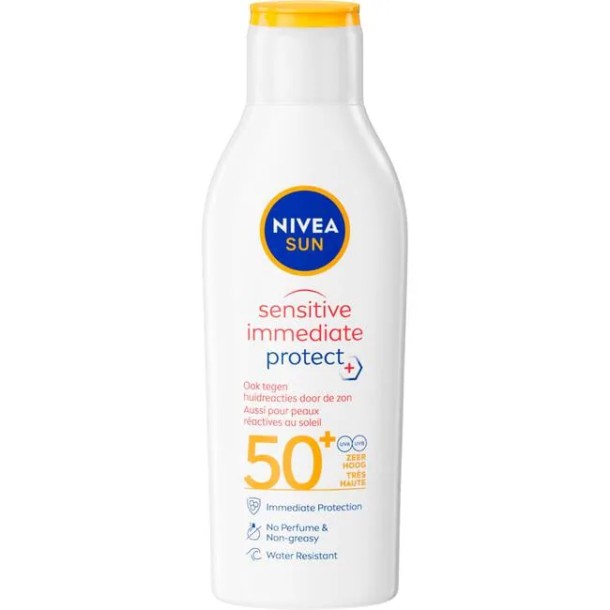 NIVEA SUN Sensitive Immediate Protect Zonnemelk SPF 50+ 200 ML