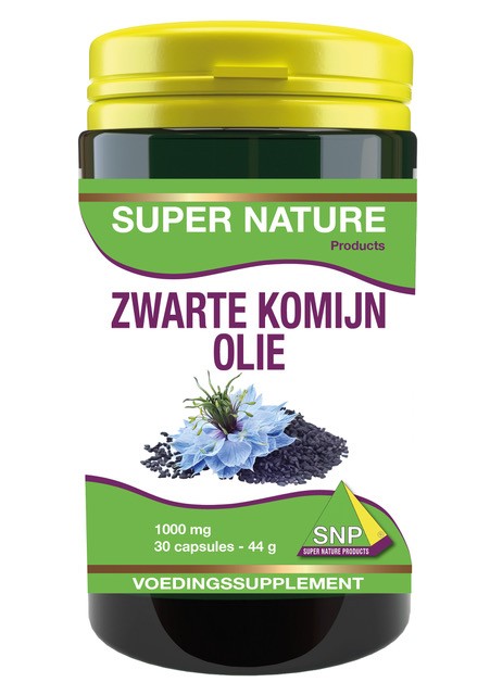 SNP Zwarte komijn olie 1000 mg (30 Vegetarische capsules)