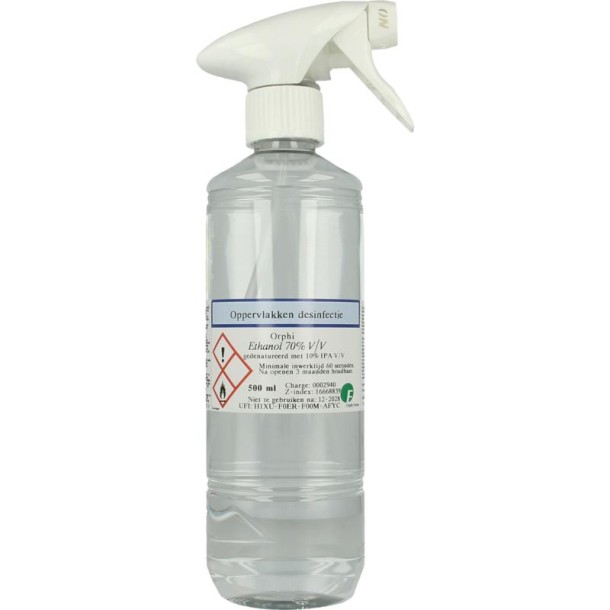 Orphi Alcohol ethanol 70% spray (500 Milliliter)