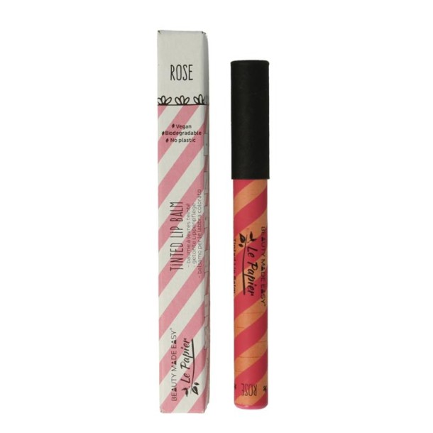 Beauty Made Easy Le papier lipbalm tinted rose (6 Gram)