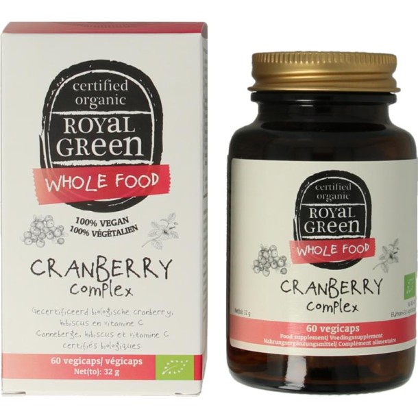 Royal Green Cranberry complex bio (60 Vegetarische capsules)