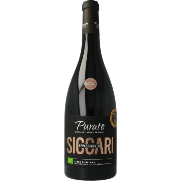 Purato Siccari appassimento terre Siciliane bio (750 Milliliter)