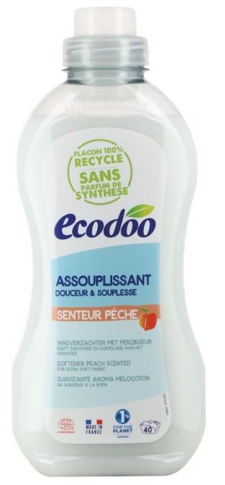 Ecodoo Wasverzachter perzik (1 Liter)