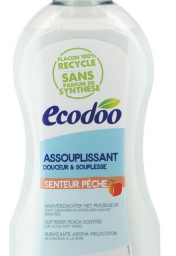 Ecodoo Wasverzachter perzik (1 Liter)