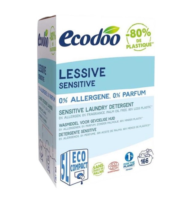 Ecodoo Wasmiddel vloeibaar sensitive eco (5 Liter)