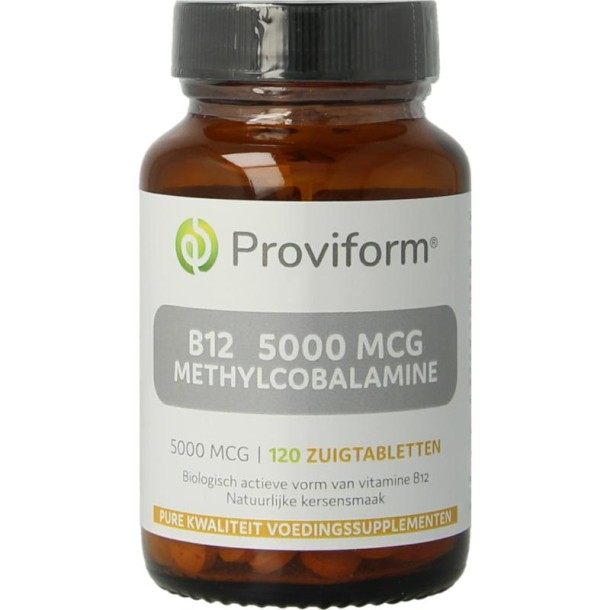 Proviform Vitamine B12 5000mcg methylcobalamine (120 Zuigtabletten)