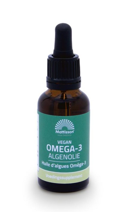 Mattisson Vegan omega 3 algenolie druppels (30 Milliliter)