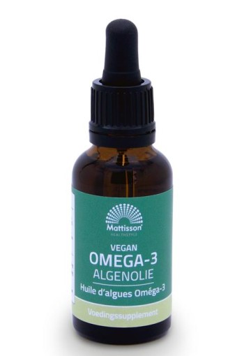 Mattisson Vegan omega 3 algenolie druppels (30 Milliliter)